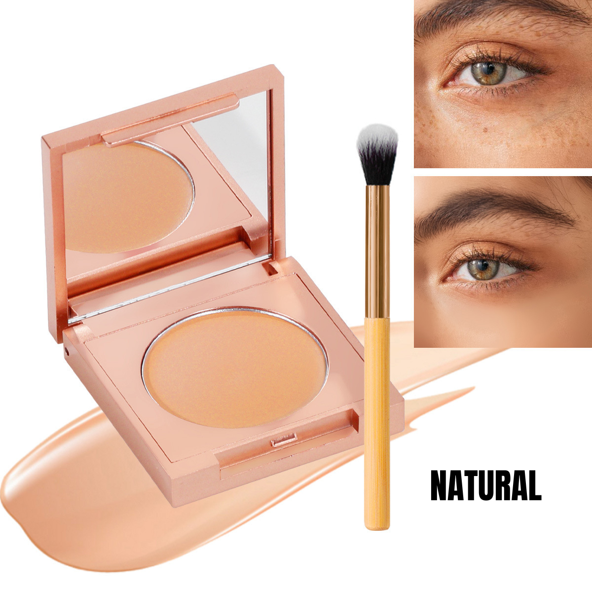 Colored Clay Undereye Corrector With Brush FREE!