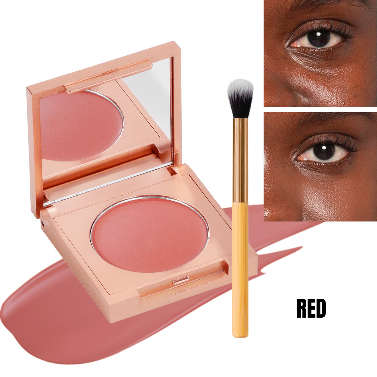 Colored Clay Undereye Corrector With Brush FREE!